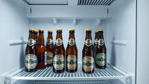 meter cerveza en el congelador